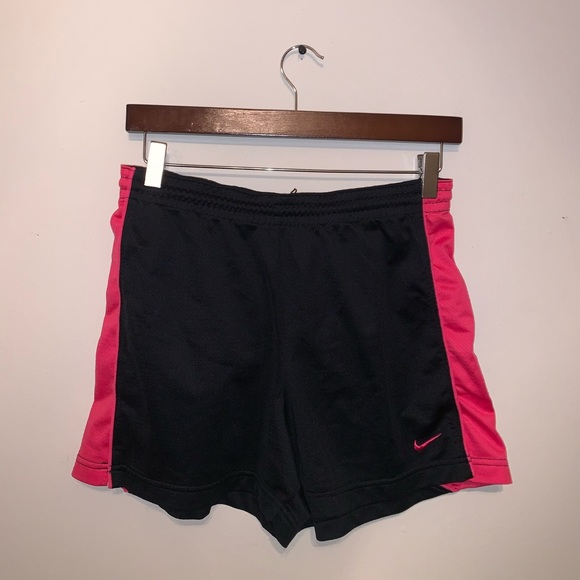 Nike Pants - Nike Black & Red Athletic shorts size S